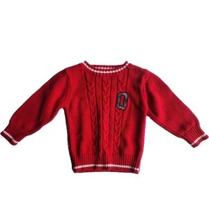 Ohio State Cable Knit Sweater 12months